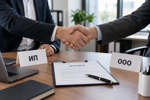 Договор между ИП и ООО: как правильно оформить сделку