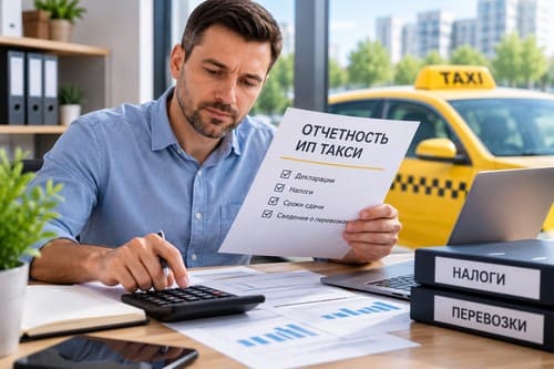 Отчетность ИП такси